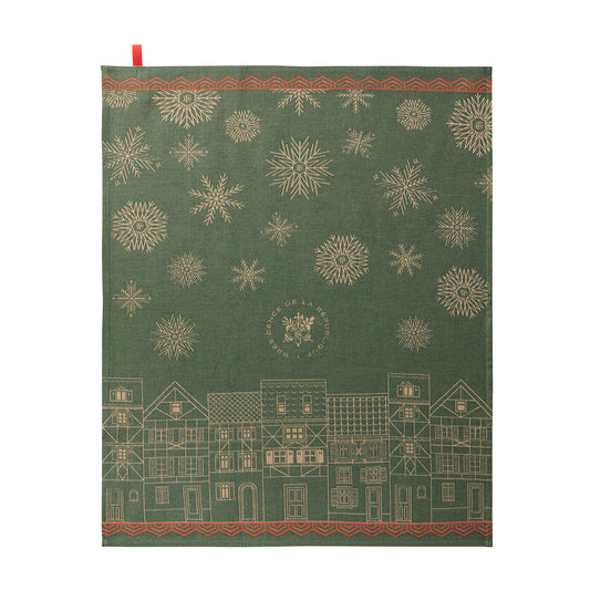 Village de Noel - Cotton Tea Towel (Holiday Collection)