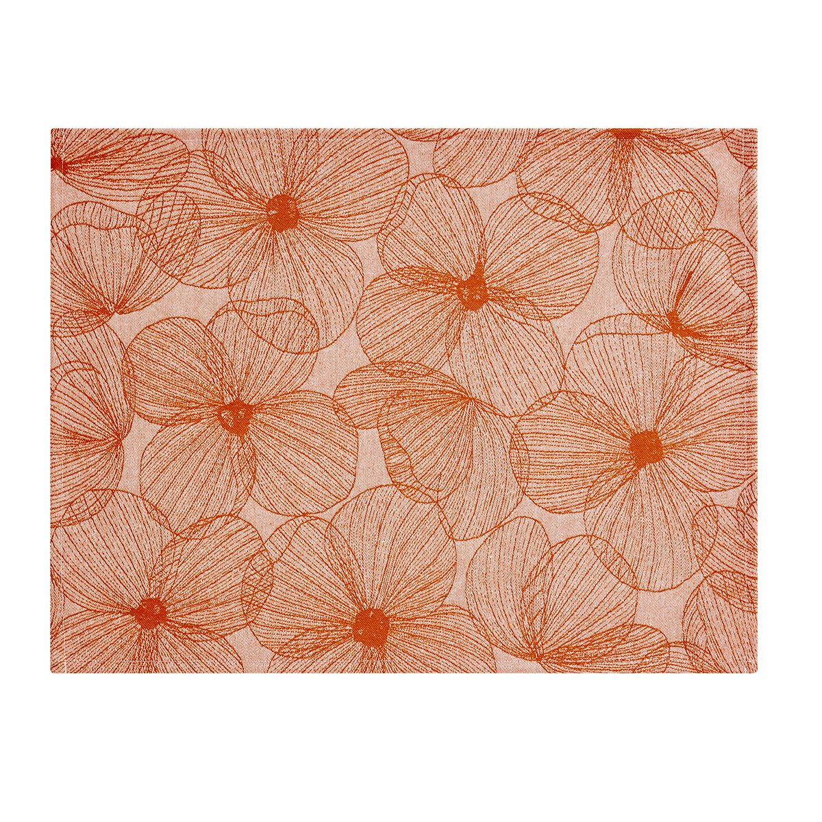 A la Carte Fleurs Papillons Coated Placemats (Set of 4)