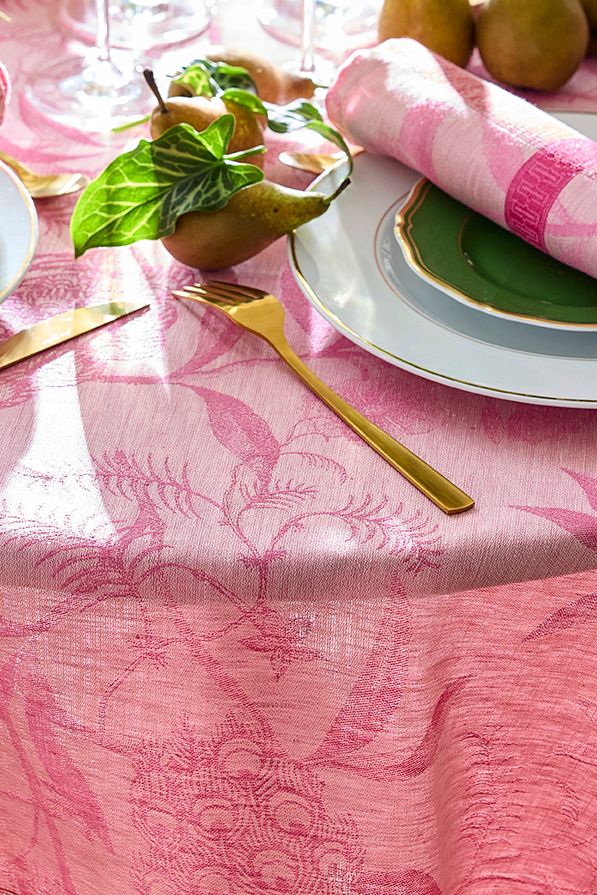 A l'Orangerie - Linen Tablecloth, Placemats, Napkins & Runners