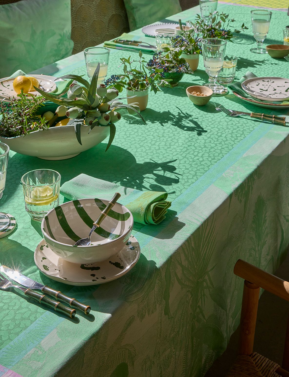 Sinharaja - Cotton Tablecloth, Placemats, Napkins & Runners