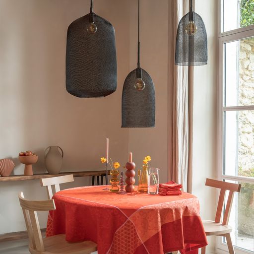 Voyage Iconique Enduit - Coated Cotton Tablecloths & Placemats