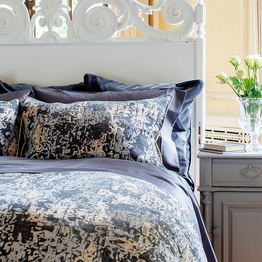 Argento Jacquard Duvet Cover & Shams