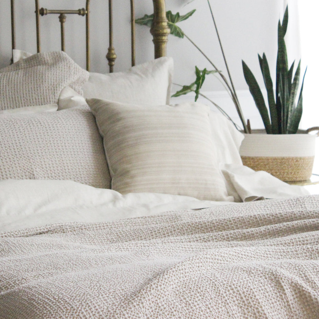 Michelle Waffle Coverlet & Shams