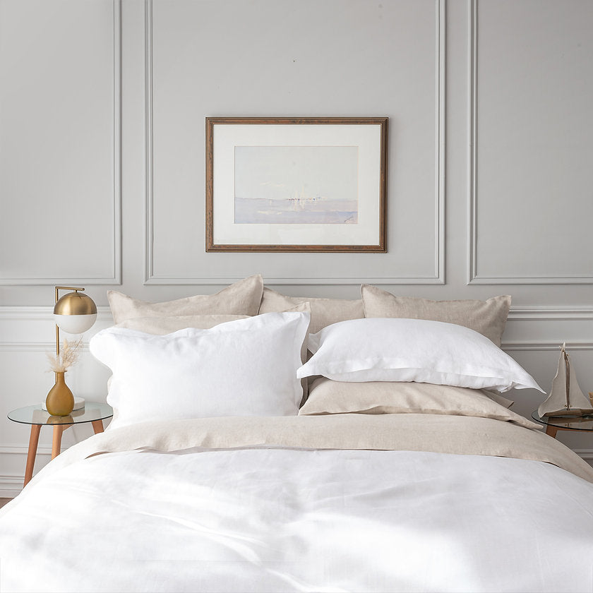 Nicola Linen Duvet Covers, Shams & Sheet Sets