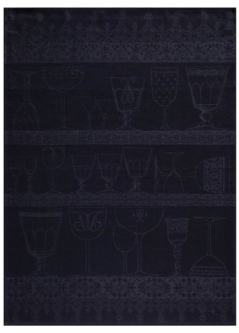 Linen Tea Towel Cristal - Dark Grey
