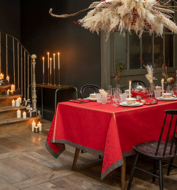 Holiday Poesie D'Hiver - Tablecloth, Placemats, Napkins