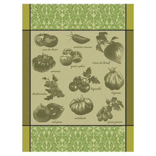 Tea Towel Tomates Etc. - Green