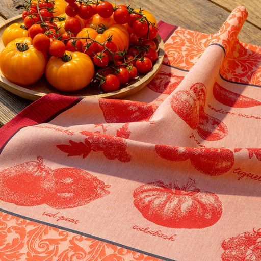 Red Tomates Etc. - Cotton Tea Towel
