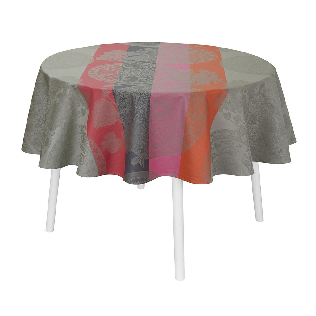 Fleurs Gourmandes Coated Tablecloth & Napkins